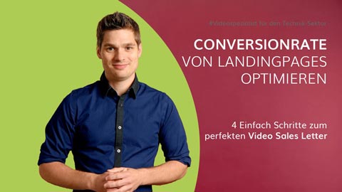Blogbild: Video Sales Letter: Conversion Rate von Landingpages optimieren